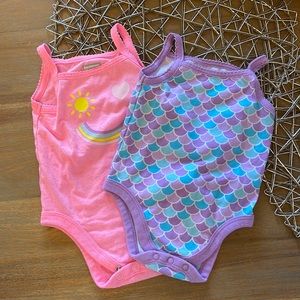 Summer onesies 3-6 months